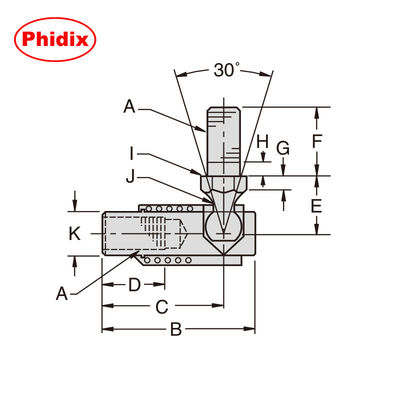 S-Knurling joints à billes à déconnexion rapide: assemblage rapide, résistant à la corrosion (plaqué zinc, traité thermiquement)