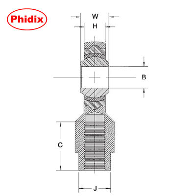 Résistant à la vibration interchangeable avec revêtement au dichromate de zinc pour les systèmes de mouvement lourd