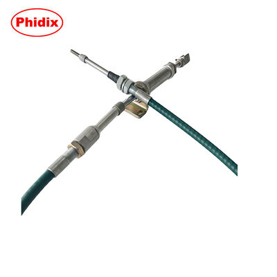 Heavy-Duty Push-Pull Stainless Steel Control Cable Assembly With Cylinder