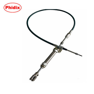 Assemblage de câble de commande en acier inoxydable à pression allumée avec cylindre