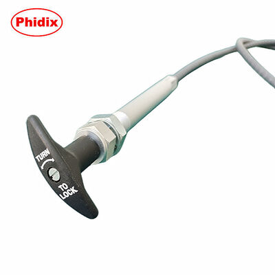 Câble de commande push-pull avec poignée à verrouillage rotatif — Solution de contrôle mécanique