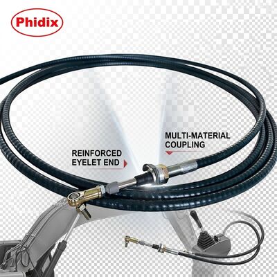 Assemblage sur mesure, contrôle mécanique, traction offrant un rayon de flexion minimum de 15 cm, parfait pour les systèmes mécaniques complexes