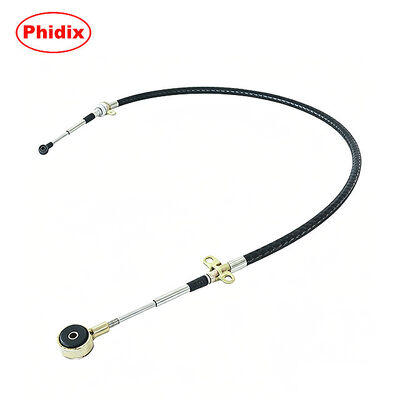 Câble de commande de changement de vitesse push-pull léger avec cloison filetée et embout de tige