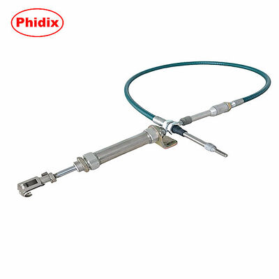 Ensemble de câbles de commande push-pull robuste en acier inoxydable, avec cylindre, pour contrôle mécanique industriel et automobile