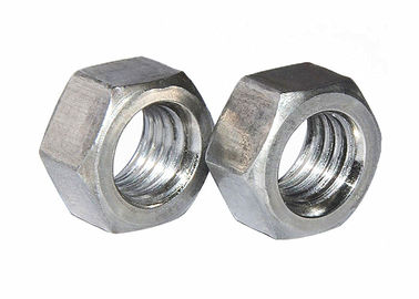 Résistants de finition de câbles en acier au carbone en acier jaune enduit de zinc Traitement de surface Hex Noix