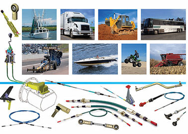 Personnaliser différents câbles de commande câble de commande mécanique câble de commande de traction de poussée câble de commande de divers matériaux simple Installer facile