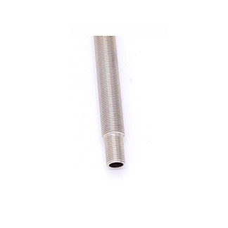M12x1 tube en acier fileté de 155 mm de long en zinc galvanisé