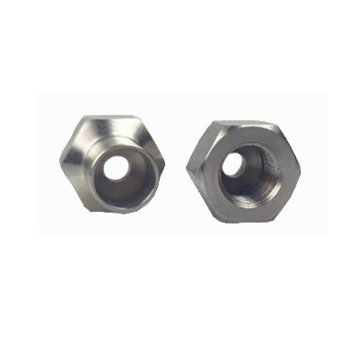 M12x1 Armatures de bout de câble à bride à manches SS316 Noix hexagonale en acier inoxydable