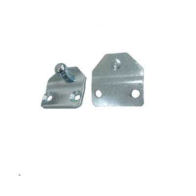 Résistants de fin de câble lourds en acier au carbone plat plaqué en zinc avec étrier à bille de 13 mm