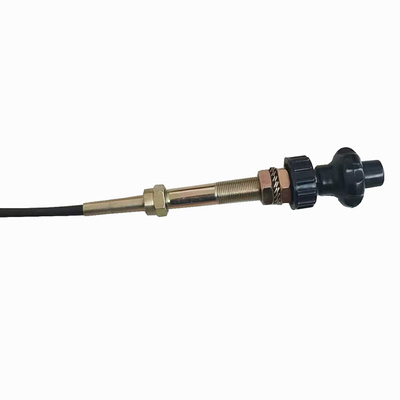 Assemblage de câble de commande en acier au carbone avec tête de commande à micro réglage